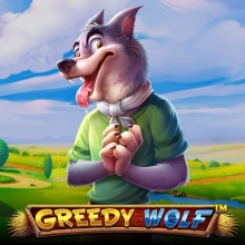 Gieriger Wolf