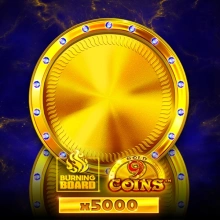9 Coins Gold Burning Board