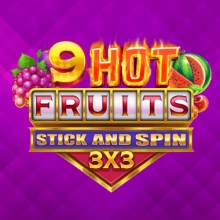 9 varme frukter Stick and Spin 3x3