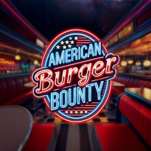 La abundancia de las hamburguesas americanas